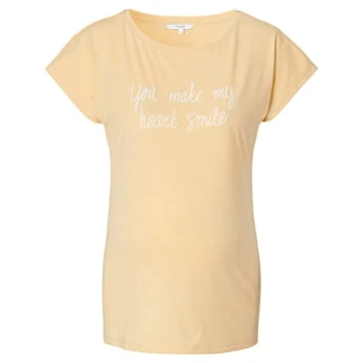 Image of Noppies Maternity Women&#039;s Tee Short Sleeve Lewes T Shirt, Straw P927, L