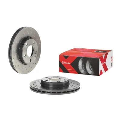 Image of 2464210012, 246421001207, 2464211112, A2464210012, A2464211112 Brake disc BREMBO 09.B343.4X 280mm 25mm 5 perforated/vented Coated High carbon