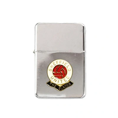 Image of Sheffield United football club stormproof petrol lighter