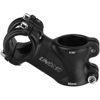 Image of FOMTOR 25.4 Stem 60mm 35 Degree Bike Handlebar Riser MTB for Mountain Road BMX
