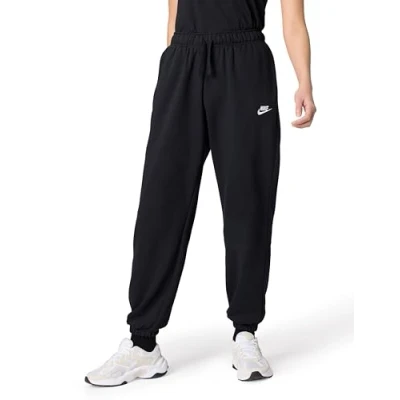 Image of Nike Sportswear W NSW CLUB FLC MR PANT OS Tracksuit bottoms, Women&#039;s, Size: XXL Short, Black
