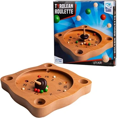 Image of Clown Games Wooden Tyrolean Roulette 1 Game