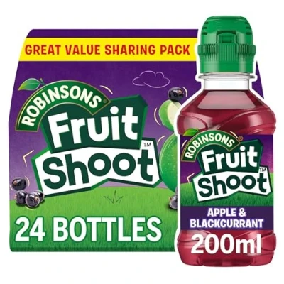 Image of Robinsons Fruit Shoot Apple &amp; Blackcurrant 24 x 200ml PET Bottles