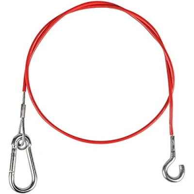 Image of AL KO Breakaway Cable With Caribena Clip (One Size) (Red)