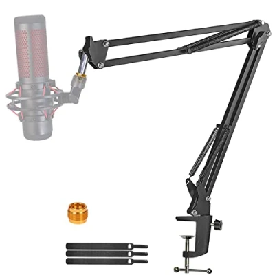 Image of For Hyperx Quadcast Boom Arm, Scissor Arm S, Professional Adjustable Mic desk mount Stand, Compatible With RGB USB Condenser Microphone Solocast By YUZUHOME.