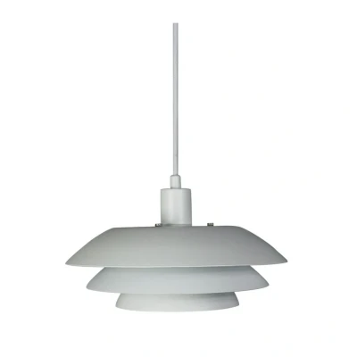Image of Dyberg Larsen DL31 Hanging Pendant Light, 31 cm Diameter, Matt White, 60 W