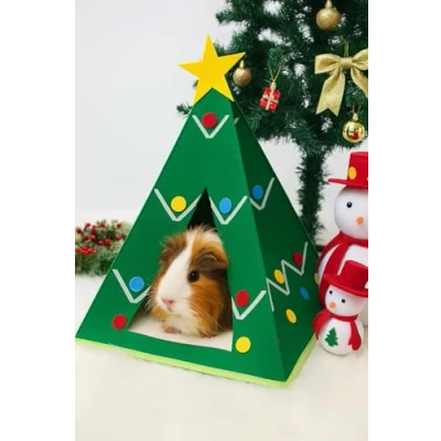 Image of Chistmas Pet Gift, Tipi Tent for Small Pets 40 x 55 cm