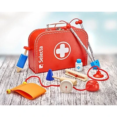 Image of Selecta 62058 Role Play Doctor&#039;s case, 25 x 18 cm