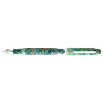 Image of Esterbrook Estie Sea Glass ESG836 M Fountain Pen Stainless Resin Nib Size