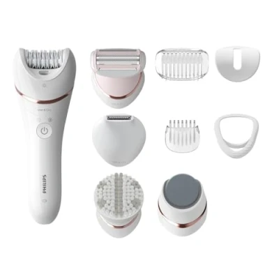 Image of Philips Satinelle Wet &amp; Dry Epilator Series 8000 BRE740/11