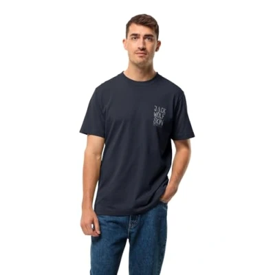 Image of Jack Wolfskin Men&#039;s Tent T M Shirt, Night Blue, S