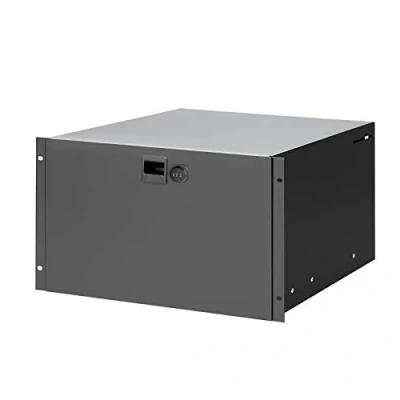 Image of Adam Hall 19&quot; Parts 87406 CL Rack Drawer 6 U Steel with Built in Combination Lock