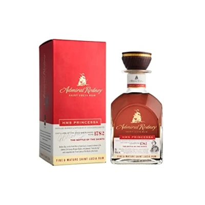 Image of Admiral Rodney 40% Princessa Golden Rum, 70 cl