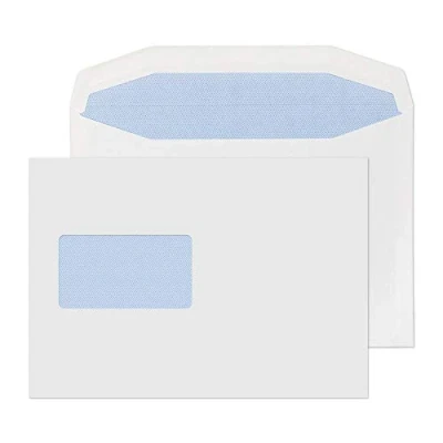 Image of Blake Envelopes Purely Everyday 3802CBC Kuvertierhüllen Briefumschläge Naßklebung Mit CBC Fenster Weiß C5 162 x 229 mm 90g/m² 500 Stück