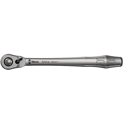 Image of Wera 05004034001 8004 B Zyklop Metal Ratchet with switch lever and 3/8&quot; drive