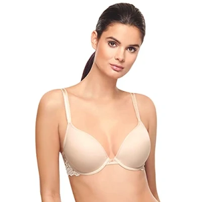 Image of Wacoal Women&#039;s Embrace Lace Push up Bra, Sand, 34C