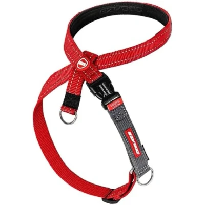 Image of EZYDOG Crosscheck Training Harness Anti Pull Harness, Dog for Small, Medium and Large Dogs, Accessories, Reflective, Adjustable Size (M, Red)