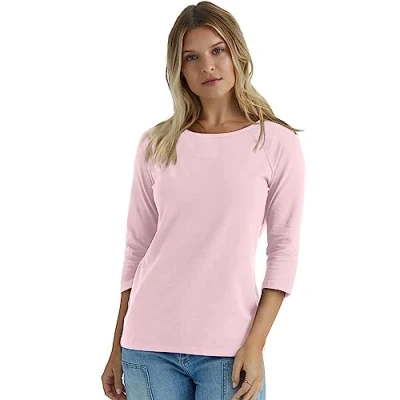 Image of Hanes Women&#039;s O9343 Shirt, Paleo Pink, S UK