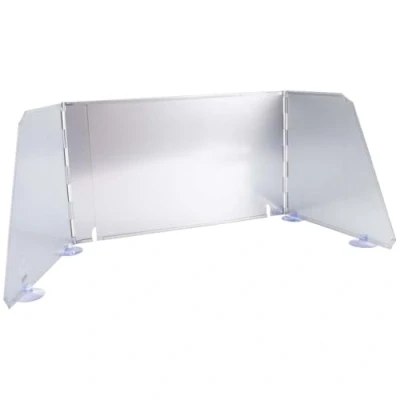 Image of Bo Camp Cooking Windbreak Steel Adjustable, Silver