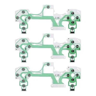 Image of the Lord of Tools 3pcs Conductive Film Replacement Handle Keypad Repair Pads Flexible Controller Membrane Compatible with PS4 JD M 050 055