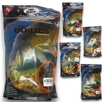 Image of Ngt Dynamic Boilies 5 PACKS 2.5kg Bait Range OOE Flavour Carp Coarse Fishing