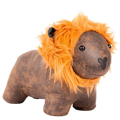 Image of Paoletti Lion Faux Fur Novelty Doorstop