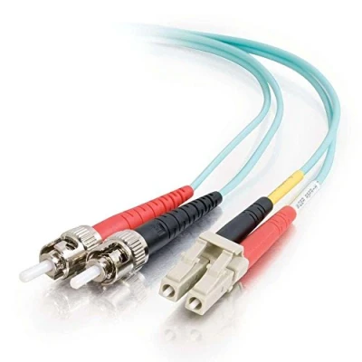 Image of C2G 10m Fibre/Fiber Optic Cable for 10Gb Base SR and 10GBase LRM LC/ST LSZH Duplex Multimode 50/125 Fibre