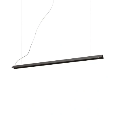 Image of V Line Integrated Led Pendant Ceiling Light Black 3000K