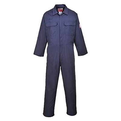 Image of Portwest Bizflame Pro Coverall, Size: L, Colour: Navy, FR38NARL