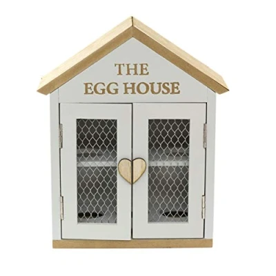Image of Shabby Chic Wooden Egg House Storage Rack Cabinet The
