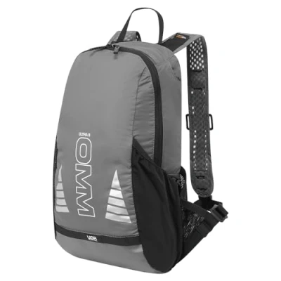 Image of OMM Original Mountain Marathon Unisex&#039;s Ultra 8 Grey Backpack, 8L