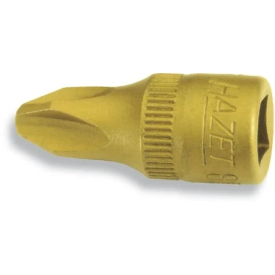 Image of HAZET 8506 PH3 Cross Recess Profile PH Screwdriver Socket CVD Tin Coated