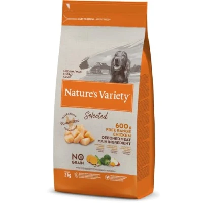 Image of Nature&#039;s Variety Selected Complete Dry Food for Medium &amp; Maxi Dogs with Free Range Chicken 2 Kg