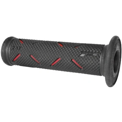 Image of Progrip Pa071700Rare Grips 717mm 22/25 Gp Racing Perforated Red/Black