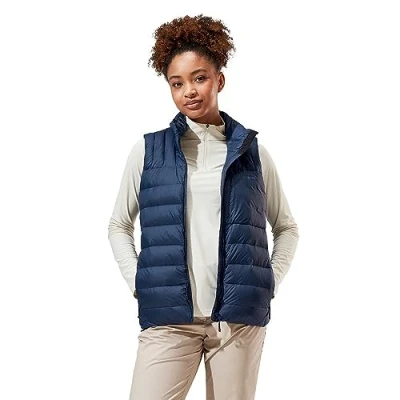 Image of Berghaus Women&#039;s Silksworth Down Vest Jacket Extra Warm Lightweight Packable, Dusk, 10