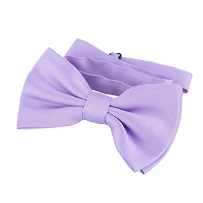 Image of DonDon Bow Tie Lilac pre tied adjustable(Size: One size)