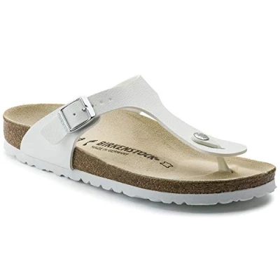 Image of Birkenstock Arizona BF Narrow Mules, Size: 7.5, White High quality imitation leather