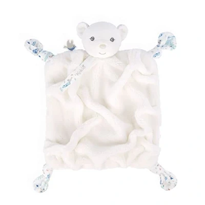 Image of Kaloo Plume Ivory teddy bear 20cm