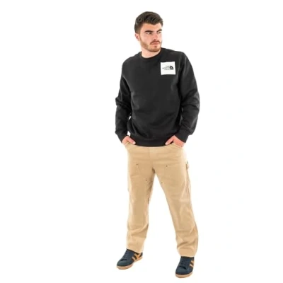 Image of The North Face FINE CREW Sweatshirt, Men&#039;s, Size: Small, Tnf black