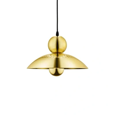 Image of DESIGN BY US Wanted pendant light, gold coloured, iron, Ø 32 cm