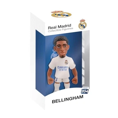 Image of MINIX COLLECTIBLE FIGURINES MN18383 Bellingham Figure, Real Madrid, Collectibles 12cm for Display, Gift Idea Kids and Adults, Football Fans