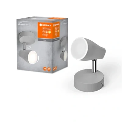 Image of LEDVANCE Pear LED spotlight GU10 1 bulb grey