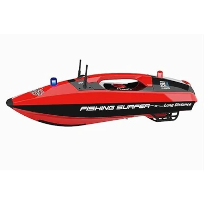 Image of Joysway FP3251V2 FISHING PEOPLE SURFER LAUNCHED RC BAIT RELEASE GPS BOAT v2.0 Vehicle, Red
