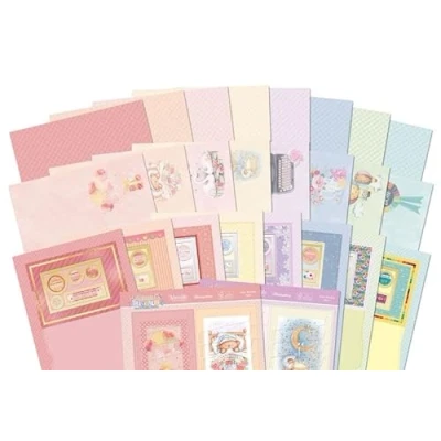 Image of Hunkydory Crafts Rhyming Reveals Concept Card Collection, Gold,Silver