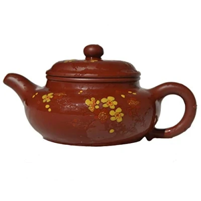 Image of Yxhupot Teapot 8oz Chinese Gongfu Tea Genuine Dahongpao Clay Zisha Pot Handmade Classical Fanggu