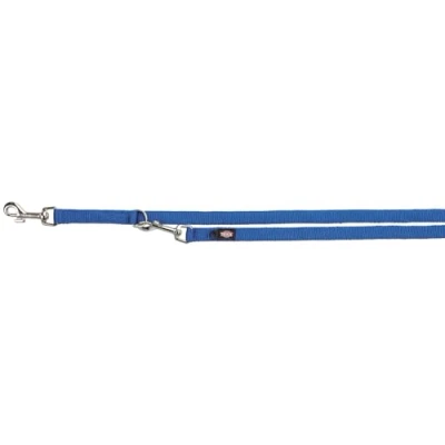 Image of Trixie Premium Double Adjustable Dog Leash, Large/X Large, Blue,2M/25Mm