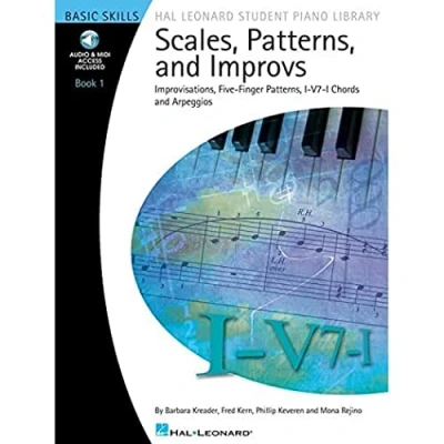 Image of Hal Leonard Student Piano Library Scales, Patterns And Improvs Bk1 Kbd: Book 1