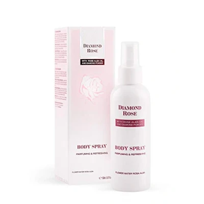 Image of Parfuming body spray with white Rose oil Fresh and delicate floral scent fragrance mist 150 ml