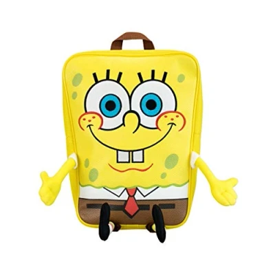 Image of SPONGEBOB SQUAREPANTS Kids Backpack Boys School Bag Children’s Backpacks Yellow One Size