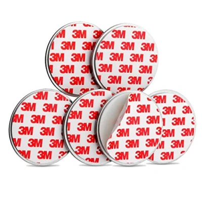 Image of SEBSON 6x Magnetic Holder for Smoke Alarm, Magnet adhesive, Attachment Alarms, fixing